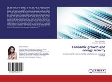 Buchcover von Economic growth and energy security