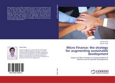 Copertina di Micro Finance: the strategy for augmenting sustainable development