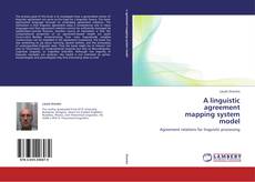 Capa do livro de A linguistic  agreement  mapping system  model 