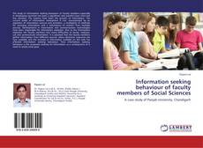 Information seeking behaviour of faculty members of Social Sciences kitap kapağı