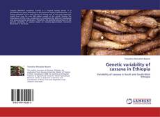 Capa do livro de Genetic variability of cassava in Ethiopia 