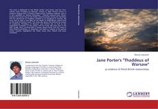 Capa do livro de Jane Porter's "Thaddeus of Warsaw" 