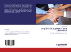 Buchcover von Corporate Governance and Firm Value