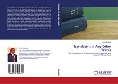 Capa do livro de Translate it in Any Other Words 