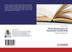 Обложка Three Dimensions of Successful Leadership