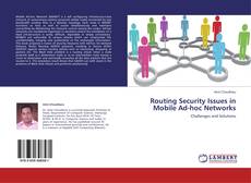 Routing Security Issues in Mobile Ad-hoc Networks kitap kapağı