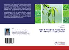 Buchcover von Indian Medicinal Plants And Its Antimicrobial Properties
