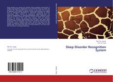 Buchcover von Sleep Disorder Recognition System