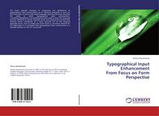 Buchcover von Typographical Input Enhancement  From Focus on Form Perspective