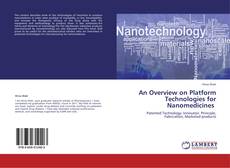 Capa do livro de An Overview on Platform Technologies for Nanomedicines 
