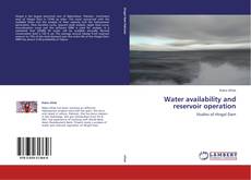 Copertina di Water availability and reservoir operation