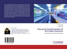 Structural transformation of the Indian Economy kitap kapağı