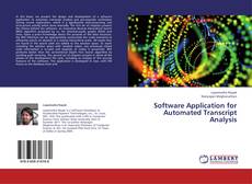 Buchcover von Software Application for Automated Transcript Analysis