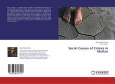 Capa do livro de Social Causes of Crimes in Multan 