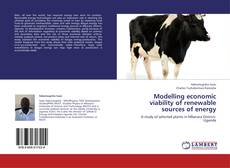 Portada del libro de Modelling economic viability of renewable sources of energy