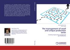 Buchcover von The management of small and unique production series