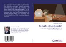 Corruption in Afghanistan kitap kapağı