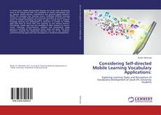 Copertina di Considering Self-directed Mobile Learning Vocabulary Applications: