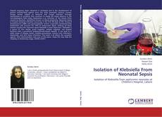 Capa do livro de Isolation of Klebsiella From Neonatal Sepsis 