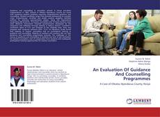 An Evaluation Of Guidance And Counselling Programmes kitap kapağı