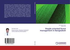 Portada del libro de People oriented forest management in Bangladesh