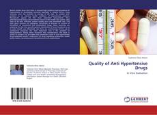 Buchcover von Quality of Anti Hypertensive Drugs