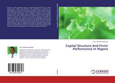 Обложка Capital Structure And Firms' Performance In Nigeria