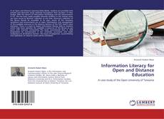 Portada del libro de Information Literacy for Open and Distance Education