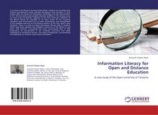 Information Literacy for Open and Distance Education的封面