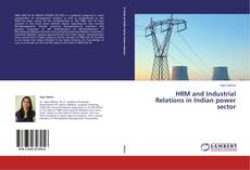 Buchcover von HRM and Industrial Relations in Indian power sector