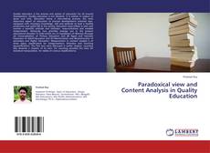 Buchcover von Paradoxical view and Content Analysis in Quality Education