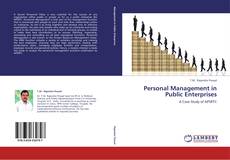 Capa do livro de Personal Management in Public Enterprises 