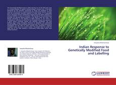 Buchcover von Indian Response to Genetically Modified Food and Labelling