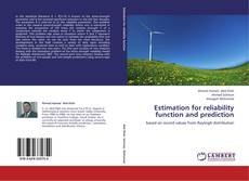 Capa do livro de Estimation for reliability function and prediction 