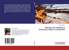 Capa do livro de Adinkra: Re-reading a discourse within a discourse 