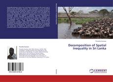 Buchcover von Decomposition of Spatial Inequality in Sri Lanka