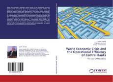 Bookcover of World Economic Crisis and the Operational Efficiency of Central Banks