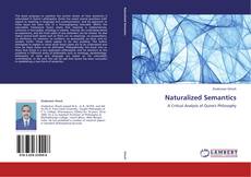 Buchcover von Naturalized Semantics