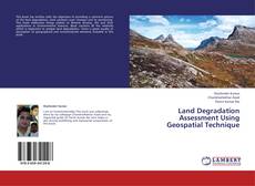 Buchcover von Land Degradation Assessment Using Geospatial Technique