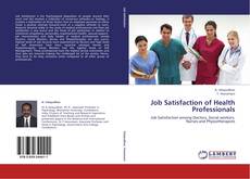 Copertina di Job Satisfaction of Health Professionals