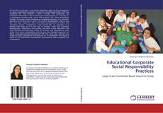 Capa do livro de Educational  Corporate Social Responsibility Practices 