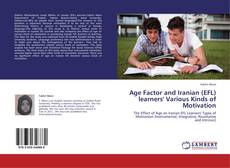 Couverture de Age Factor and Iranian (EFL) learners' Various Kinds of Motivation
