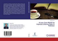 Buchcover von A Low Cost Model to Improve Literacy Rate in Pakistan