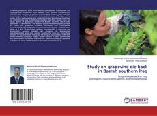 Study on grapevine die-back in Basrah southern Iraq kitap kapağı