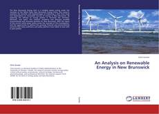Buchcover von An Analysis on Renewable Energy in New Brunswick
