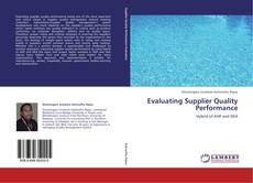 Portada del libro de Evaluating Supplier Quality Performance