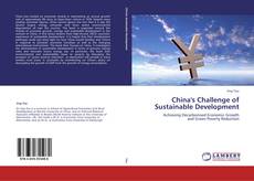 Bookcover of China's Challenge of Sustainable Development