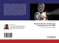 Bookcover of Representation of Minority Languages by the SABC
