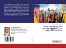 Buchcover von Sense of Efficacy and Learning Beliefs of Pre-service EFL Teachers