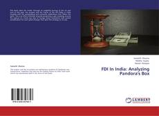 Bookcover of FDI In India: Analyzing Pandora's Box
